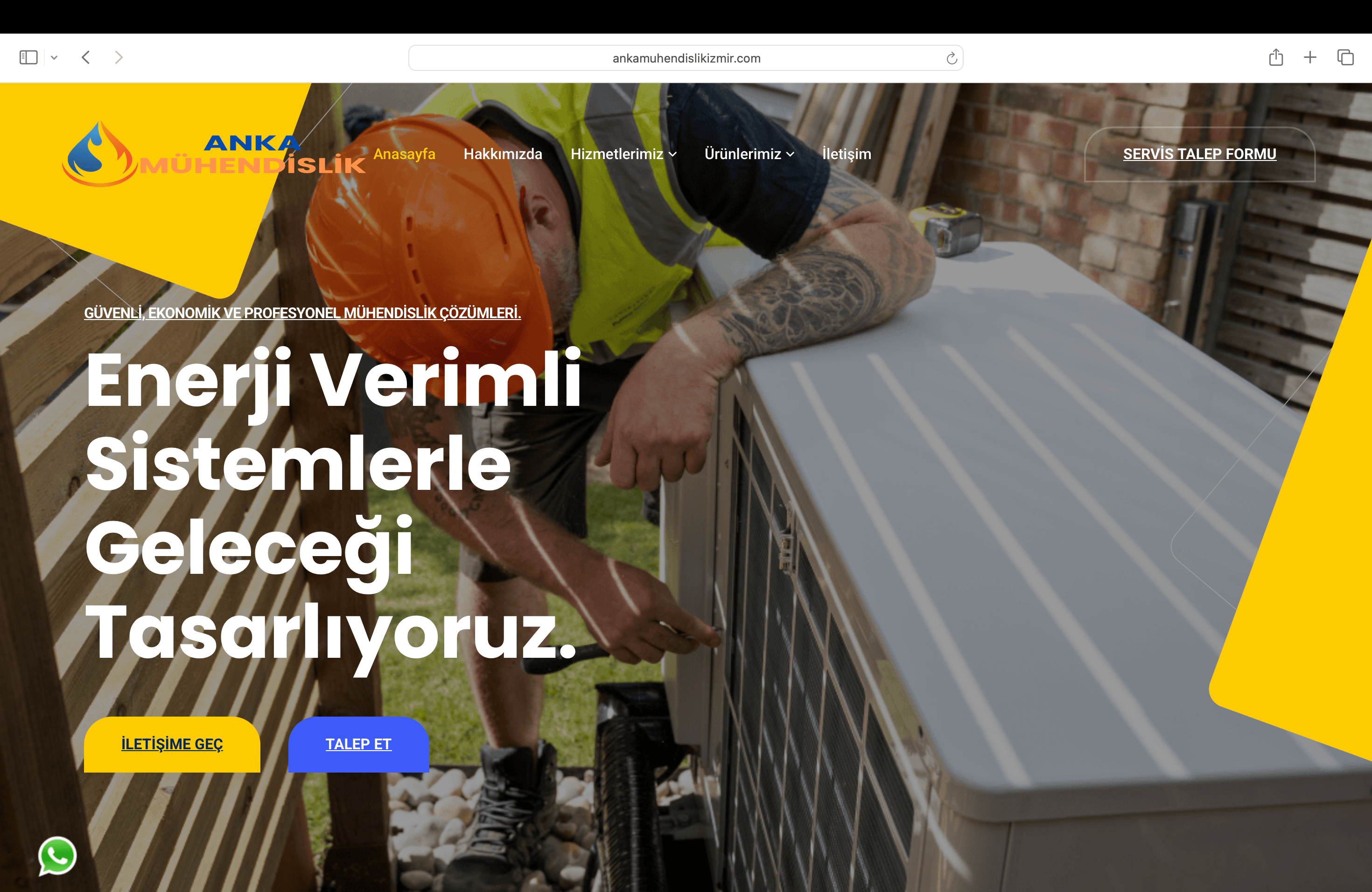 Anka Mühendislik Web Sitesi